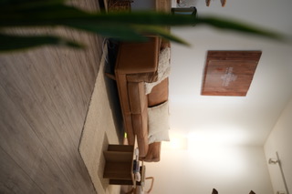 Warm, inviting lobby lounge at Portland Wellness Collective — shared wellness space in NW Portland