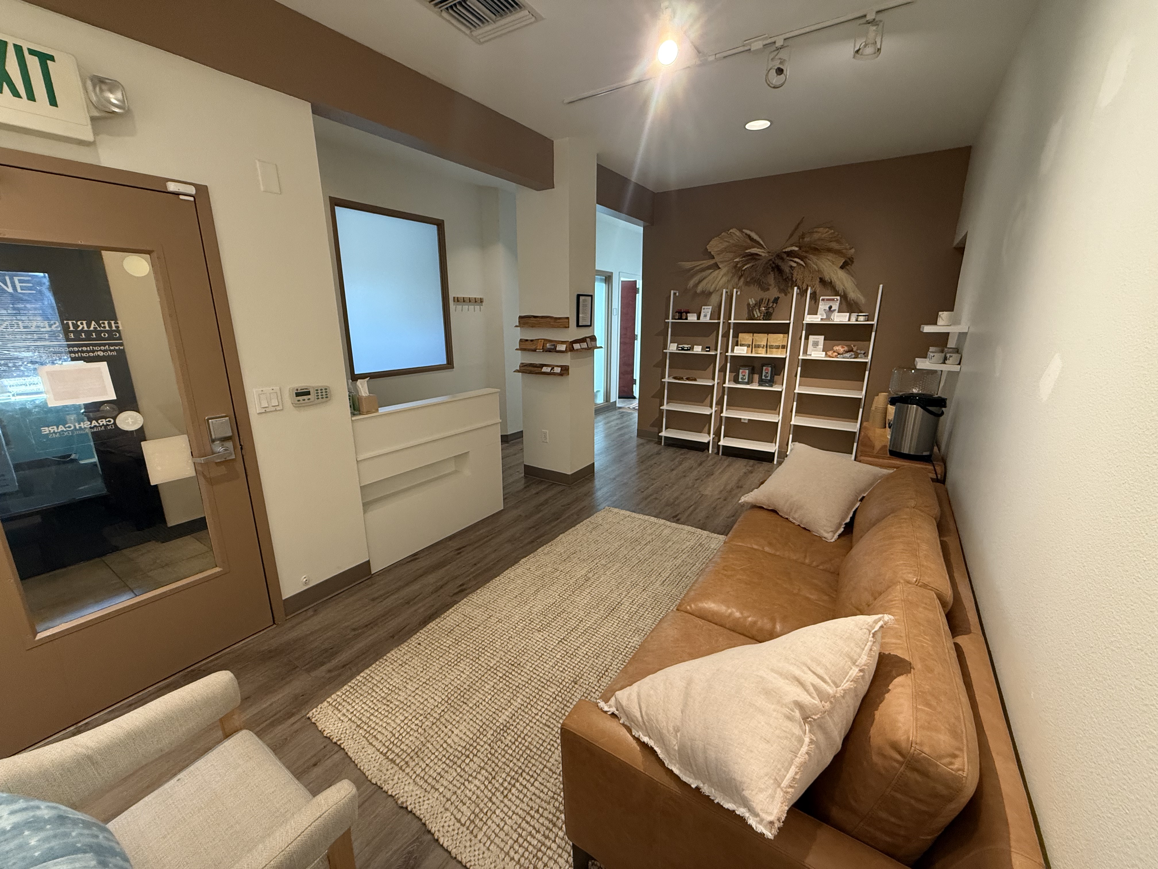 Entrance to Portland Wellness Collective shared wellness clinic in NW Portland